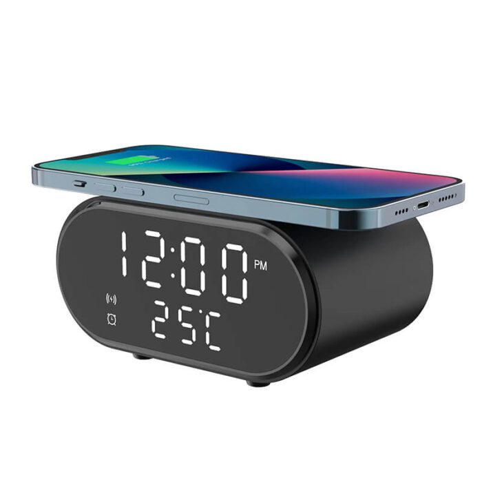 Clock with Wireless Charger