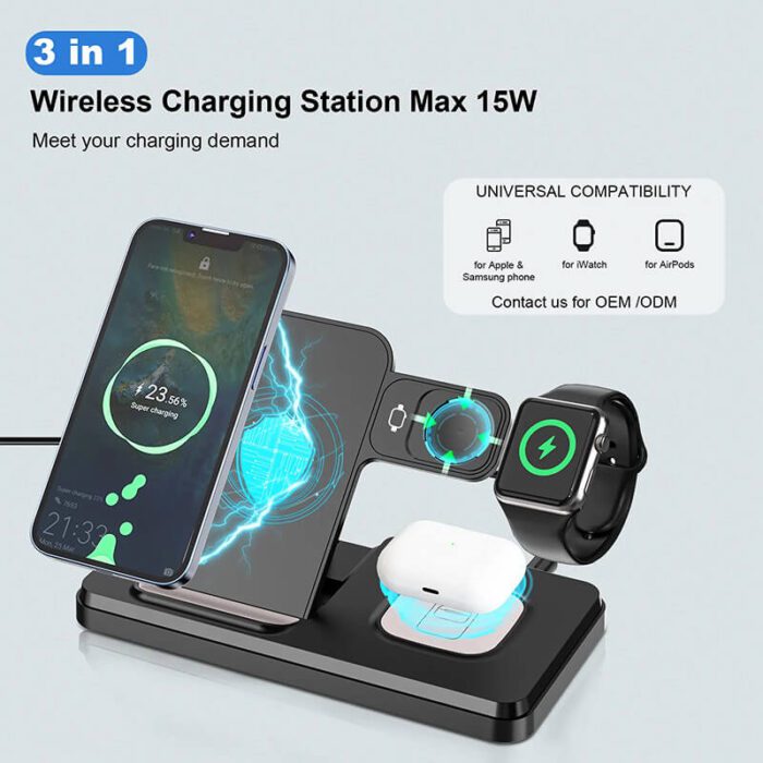 3 in 1 Foldable Wireless Charger