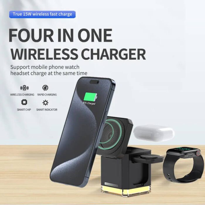 4 in 1 Foldable Wireless Charger