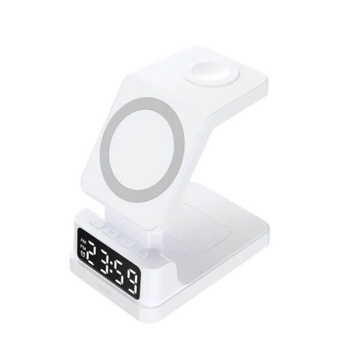 4 in 1 Clock with Wireless Charger
