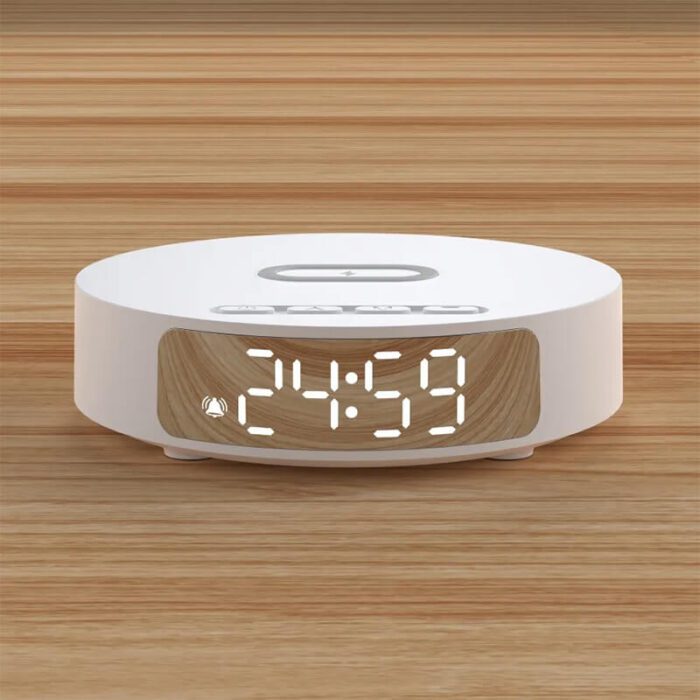 Clock with Wireless Charger