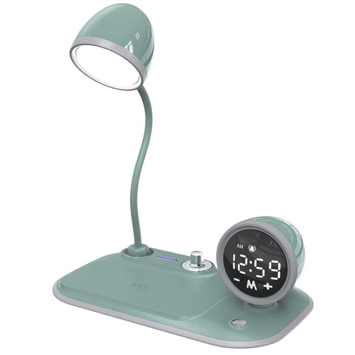 Wireless Charger with Light and Alarm Clock