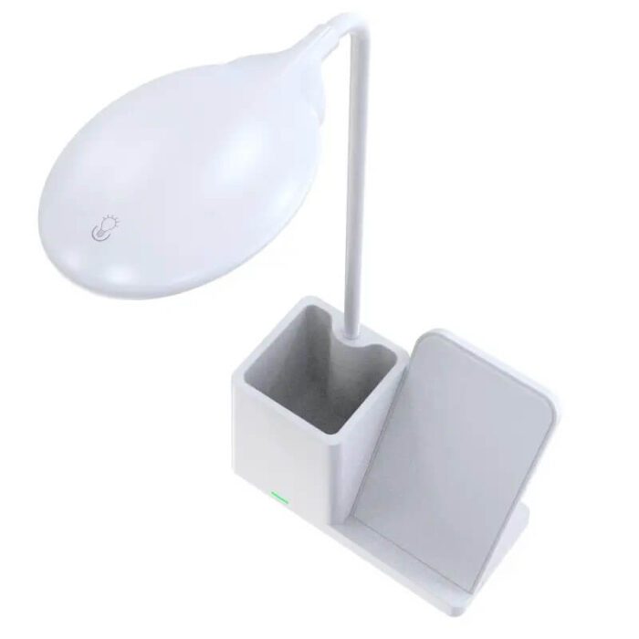 3 in 1 Wireless Charger with Pen Holder and Desk Lamp