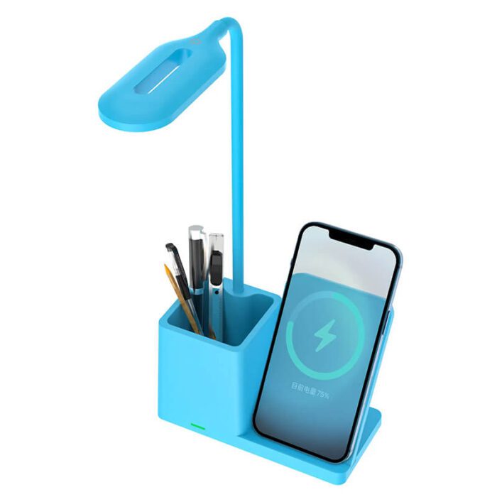 3 in 1 Wireless Charger with Pen Holder and Desk Lamp
