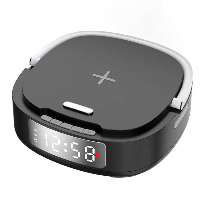 5 in 1 Clock with Wireless Charger
