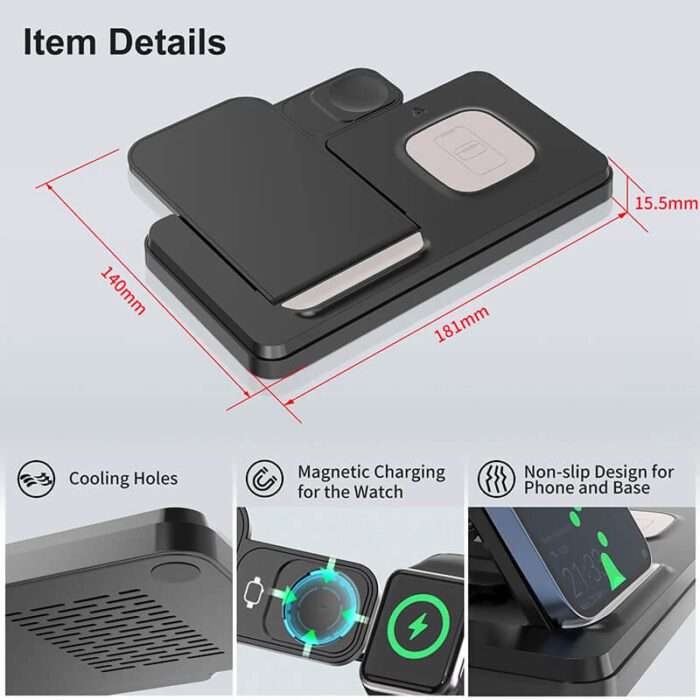 3 in 1 Foldable Wireless Charger