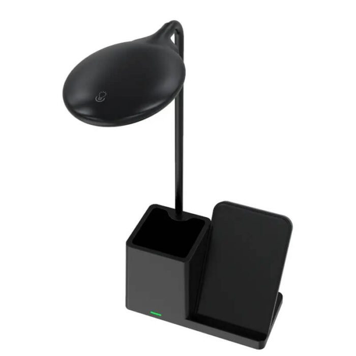 3 in 1 Wireless Charger with Pen Holder and Desk Lamp