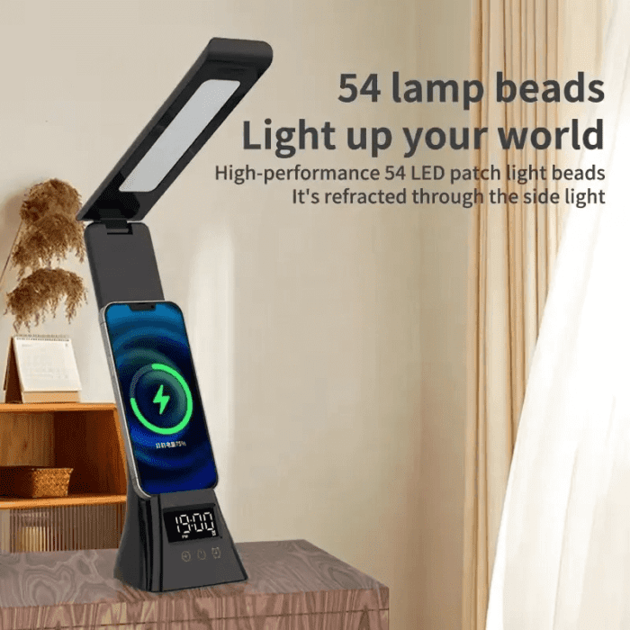 Wireless Charging Bedside LED Desk Lamp