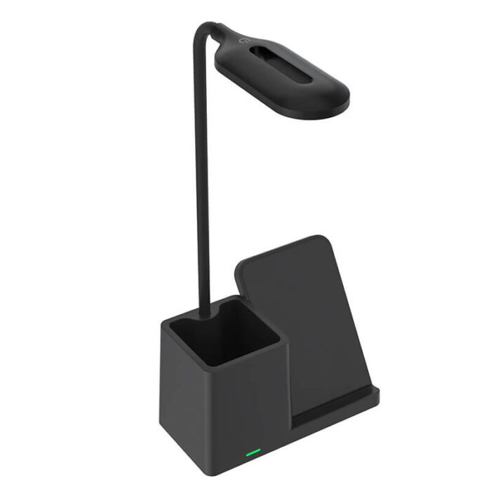 3 in 1 Wireless Charger with Pen Holder and Desk Lamp