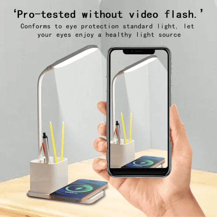 Lamp with Wireless Charger