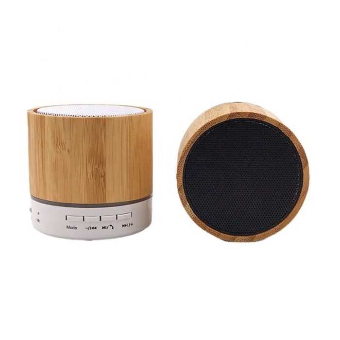 Eco-friendly bamboo wireless speaker with TF card - Image 4
