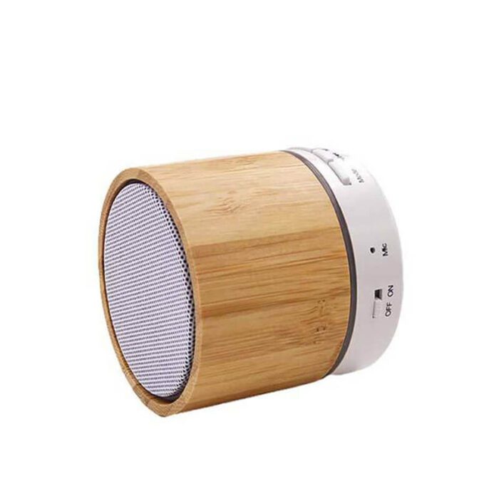 Eco-friendly bamboo wireless speaker with TF card - Image 5