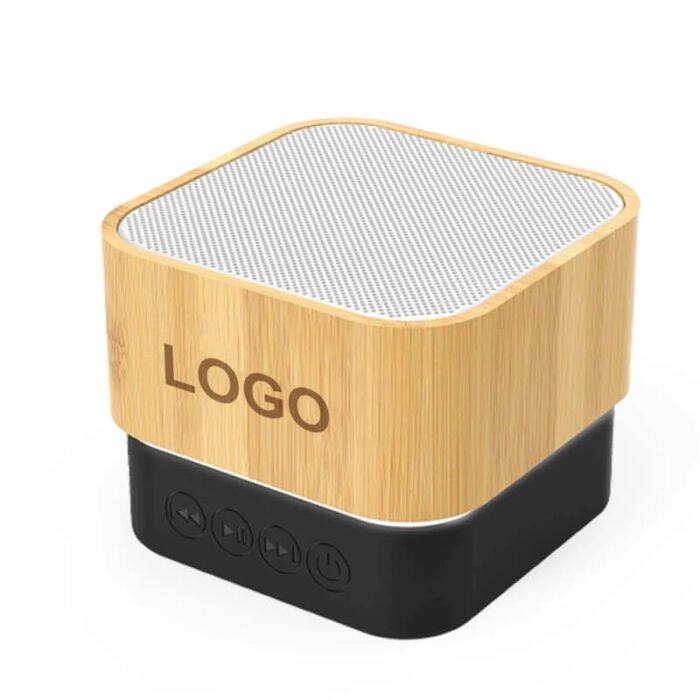 Eco-friendly square bamboo bluetooth speaker - Image 2