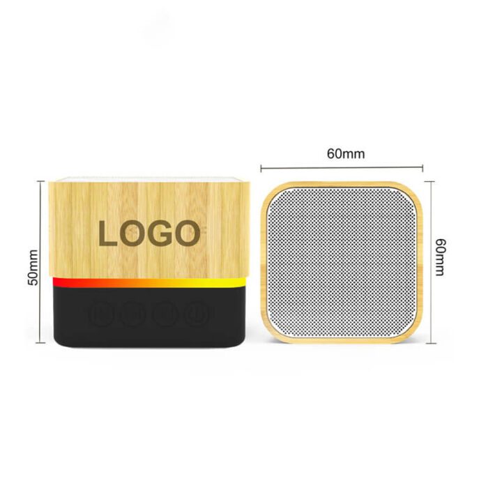 Eco-friendly square bamboo bluetooth speaker - Image 3