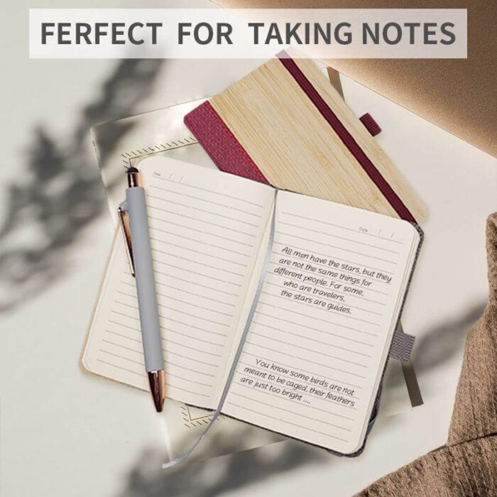 Eco-friendly bamboo notebook - Image 6