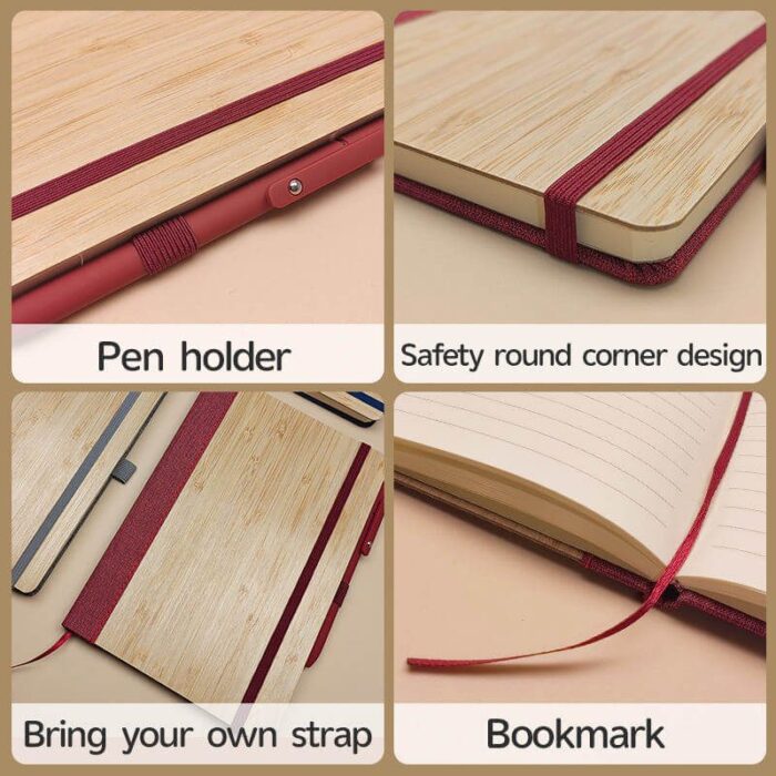 Eco-friendly bamboo notebook - Image 2