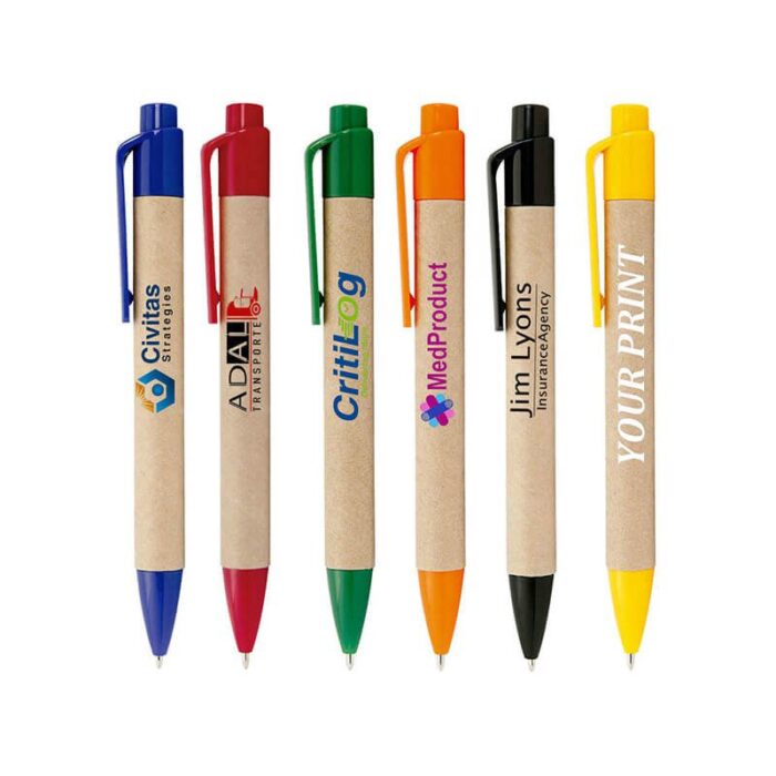 Eco-friendly kraft paper ballpoint pen - Image 2