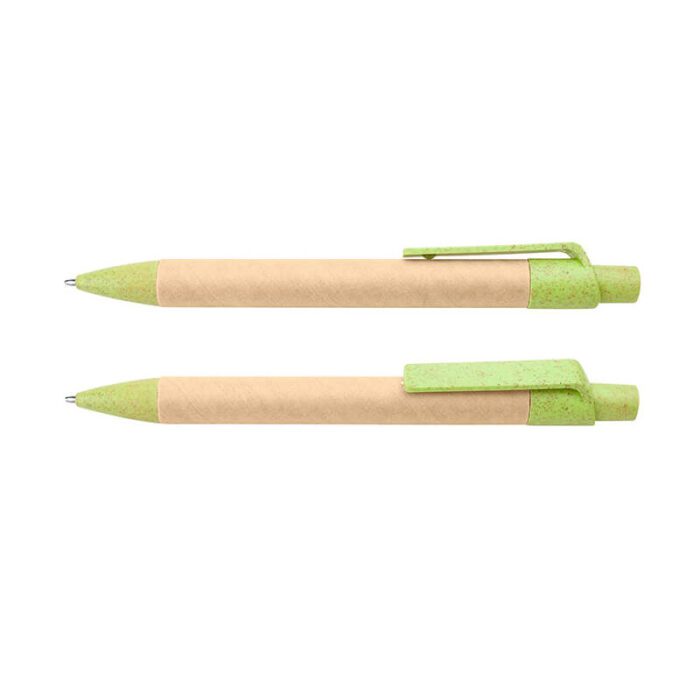 Eco-friendly wheat straw kraft paper ballpoint pen - Image 3