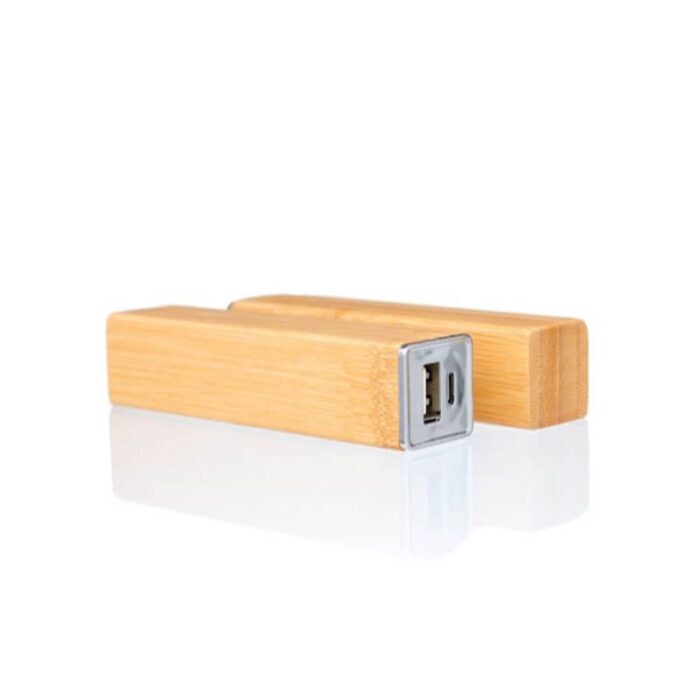 Eco-friendly wooden tube powerbank - Image 3