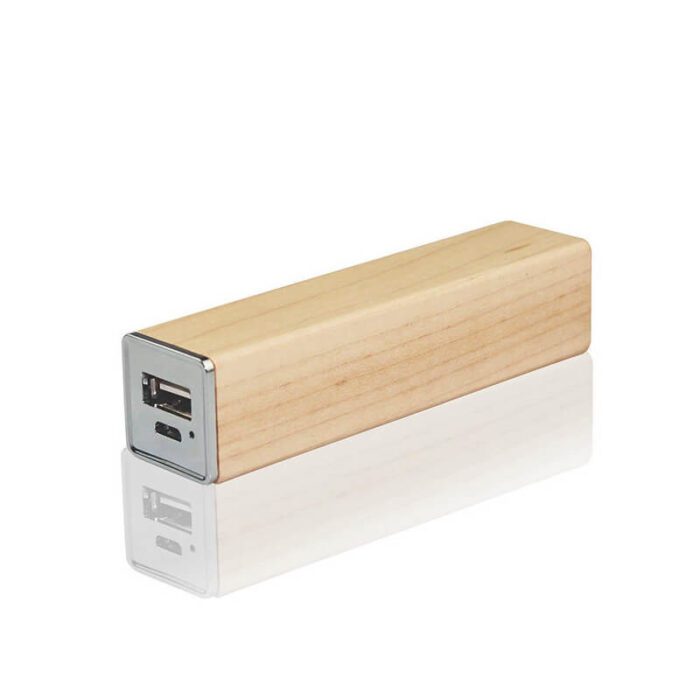 Eco-friendly wooden tube powerbank - Image 5