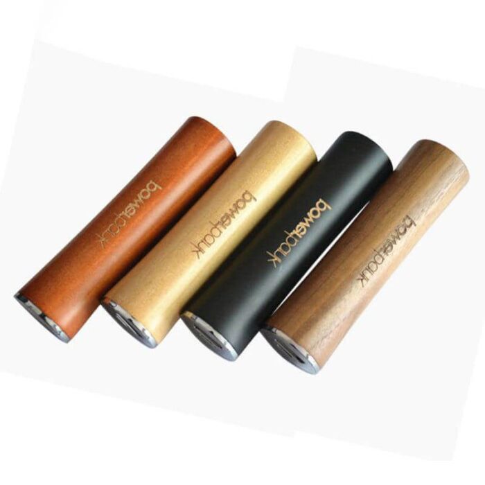 Eco-friendly wooden round powerbank - Image 2