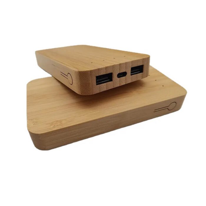 Eco-friendly bamboo powerbank - Image 2