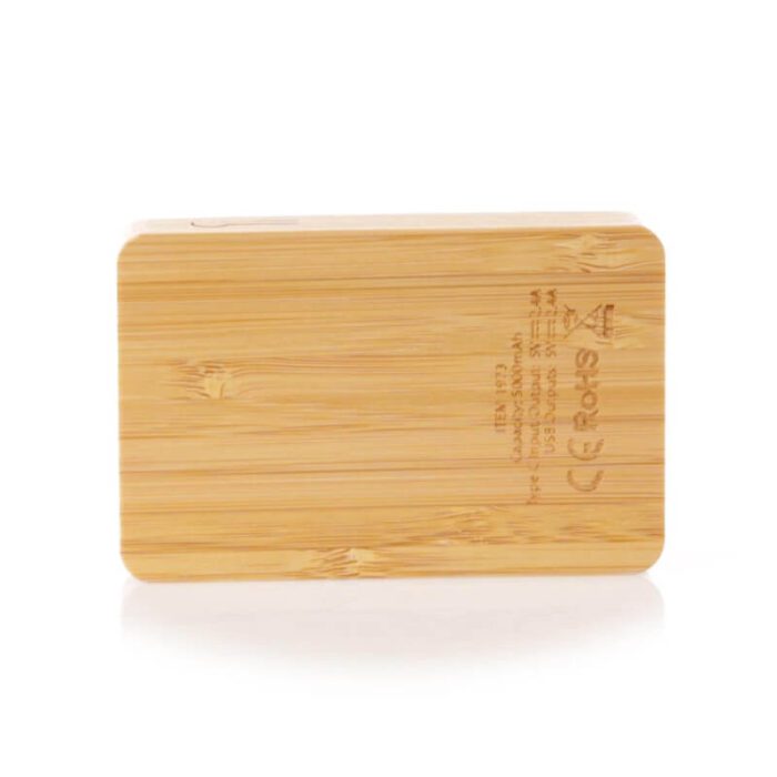 Eco-friendly RPET bamboo powerbank - Image 2
