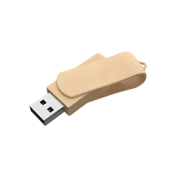 Eco-friendly Wheat Straw Swivel USB Flash Drives - Image 6