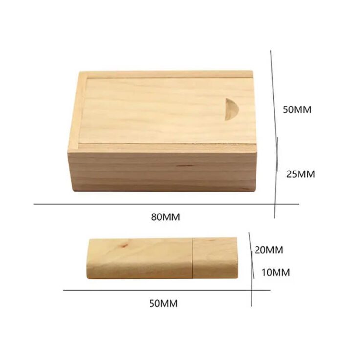 Eco-friendly Natural Wooden USB Disks - Image 3