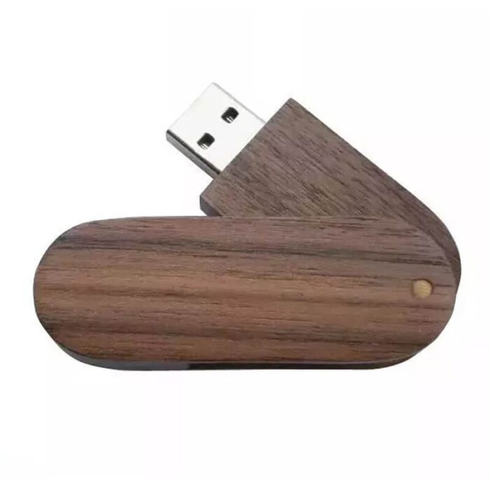 Eco-friendly Rotate and fold Wooden USB Disks - Image 4